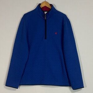 Brooks Brothers Royal Blue Zip-Up Sweater